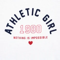 T-shirt Col Rond à Message Athletic Girl 7 T-shirt Col Rond à Message Athletic Girl -Mode Décontractée abd1a80ac67ec017025fb5a4b7d8cb1d