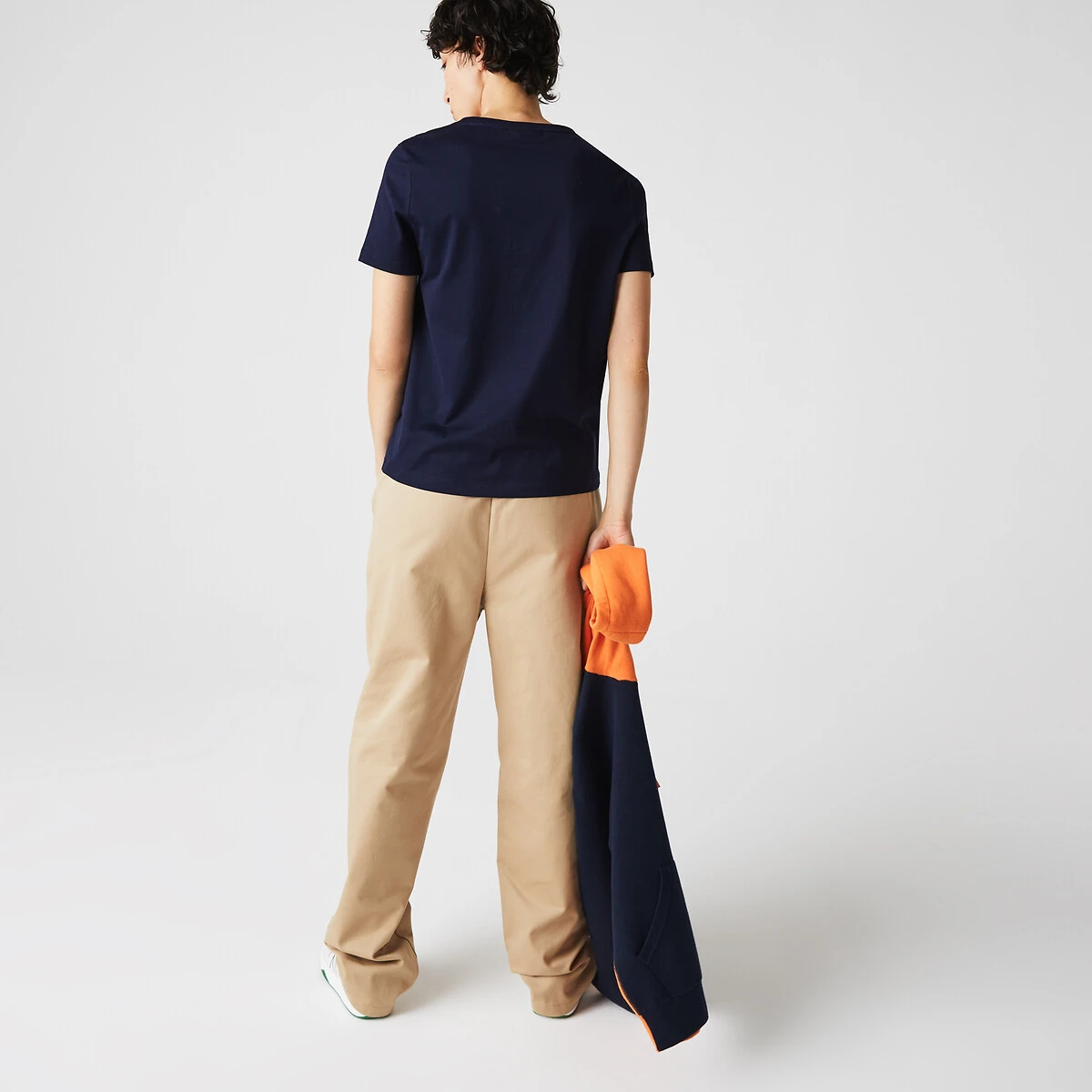 Lacoste T-shirt Ample Manches Courtes, Col V 4 Lacoste T-shirt Ample Manches Courtes, Col V – Image 4