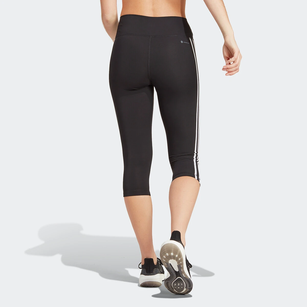 ADIDAS PERFORMANCE Legging 3/4 Taille Haute Essentials 3 Stripes 2 ADIDAS PERFORMANCE Legging 3/4 Taille Haute Essentials 3 Stripes – Image 2