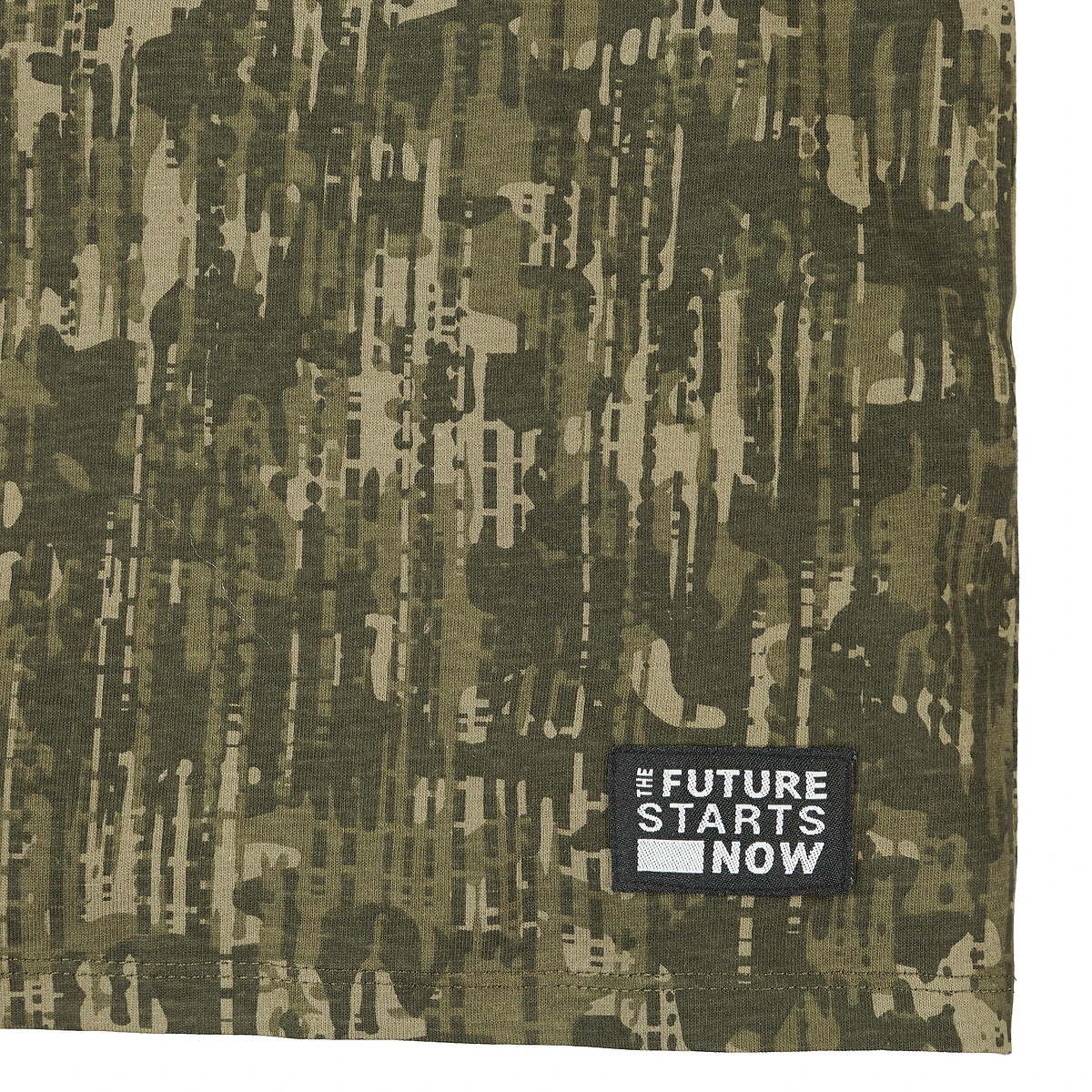 T-shirt Col Rond Imprimé Camouflage 4 T-shirt Col Rond Imprimé Camouflage – Image 4