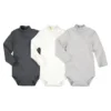Lot De 3 Bodies Manches Longues Coton Bio