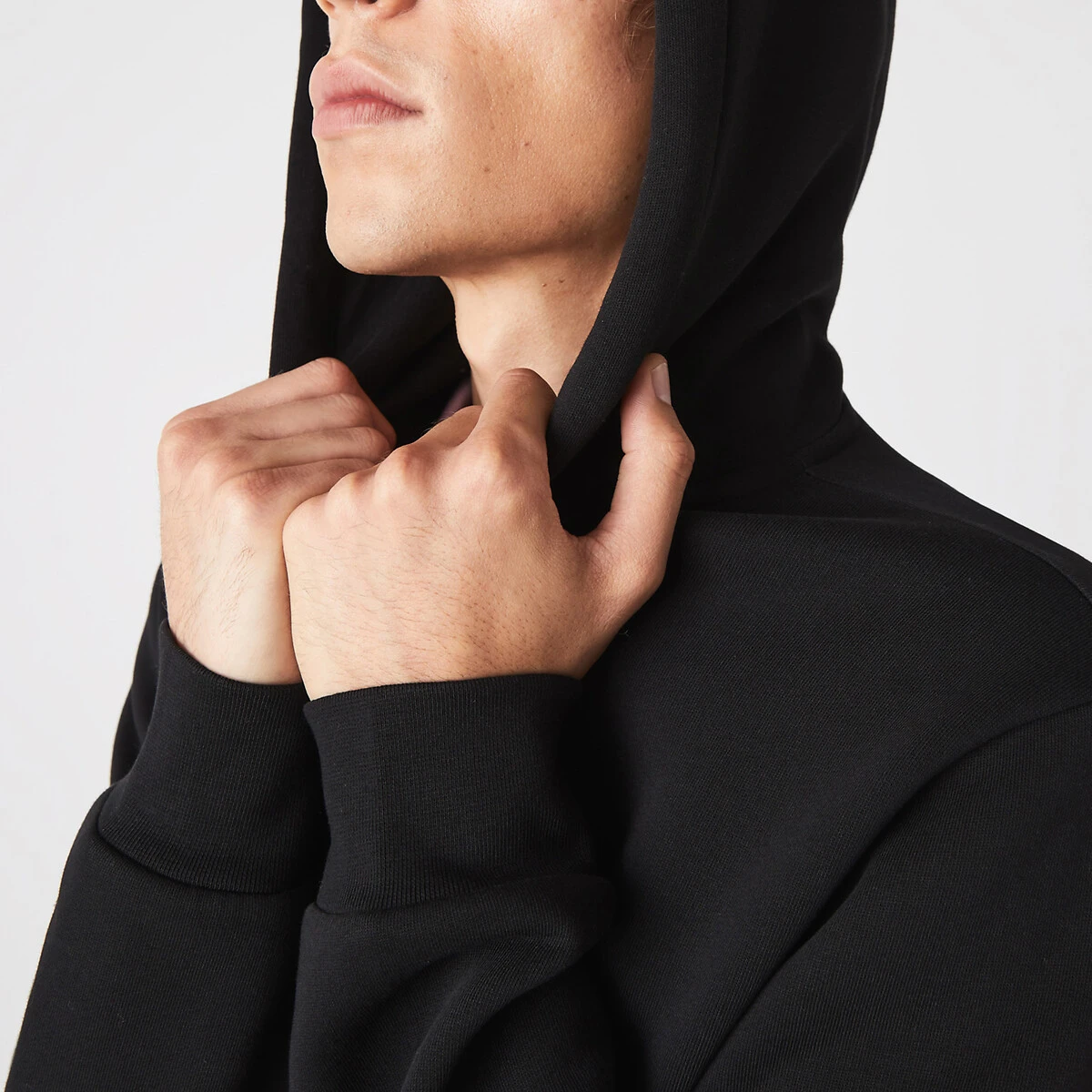 Lacoste Sweat Zippé à Capuche à Bandes Siglées 5 Lacoste Sweat Zippé à Capuche à Bandes Siglées – Image 5