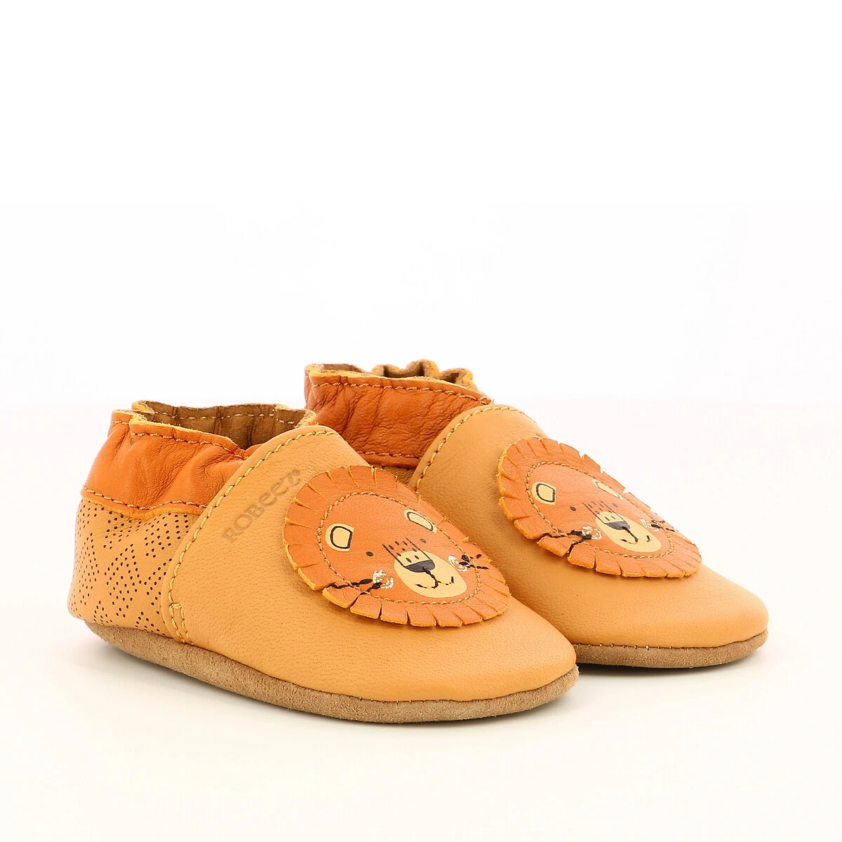 ROBEEZ Chaussons Cuir à Tannage Végétal Grooar 2 ROBEEZ Chaussons Cuir à Tannage Végétal Grooar – Image 2