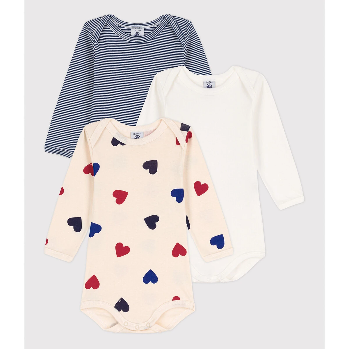 PETIT BATEAU Pyjama 2 Pièces Imprimé Cœurs 7 PETIT BATEAU Pyjama 2 Pièces Imprimé Cœurs – Image 7
