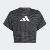 Adidas Sportswear T-shirt Cropped à Manches Courtes