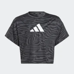 Adidas Sportswear T-shirt Cropped à Manches Courtes