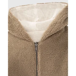 Gilet Réversible Zippé à Capuche -Mode Décontractée b319506d95c5f475f10ff20a879d28aa