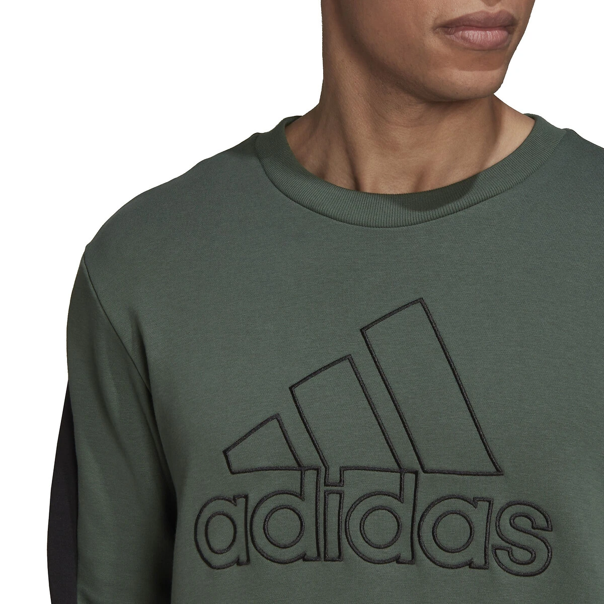 ADIDAS PERFORMANCE Sweat Col Rond Bicolore Logo Badge Of Sport 5 ADIDAS PERFORMANCE Sweat Col Rond Bicolore Logo Badge Of Sport – Image 5