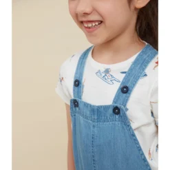 PETIT BATEAU Robe Salopette En Denim 15 PETIT BATEAU Robe Salopette En Denim -Mode Décontractée b47b038949740d153c89fc6c651bbe64