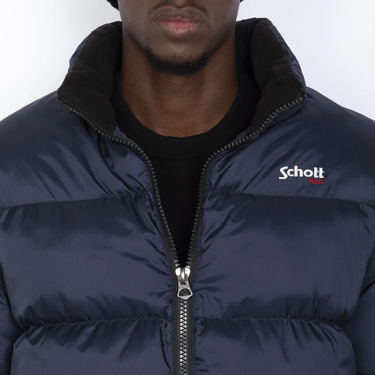 Schott Doudoune Zippée Col Montant Idaho 4 Schott Doudoune Zippée Col Montant Idaho – Image 4