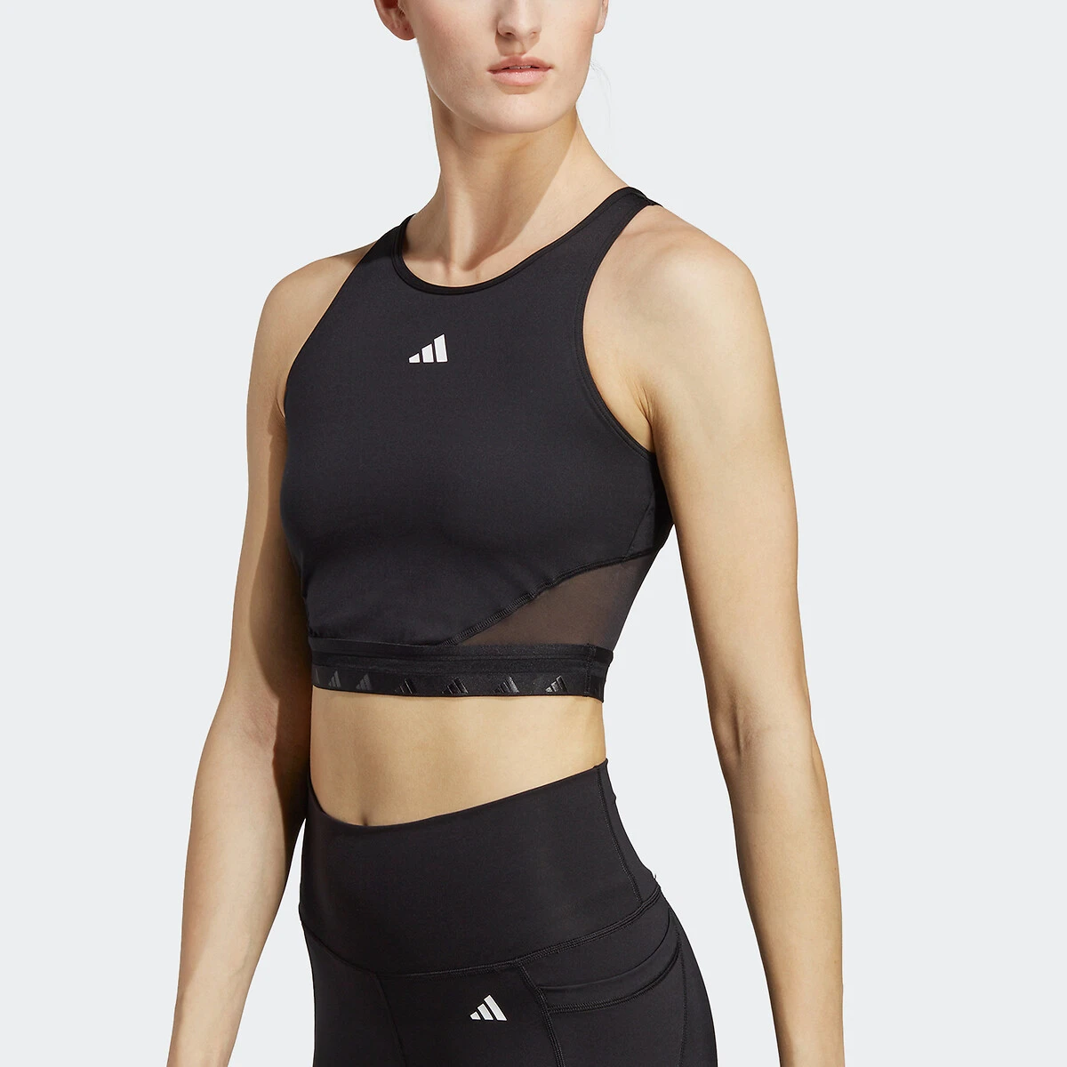 ADIDAS PERFORMANCE Débardeur Crop De Training Hyperglam 1 ADIDAS PERFORMANCE Débardeur Crop De Training Hyperglam