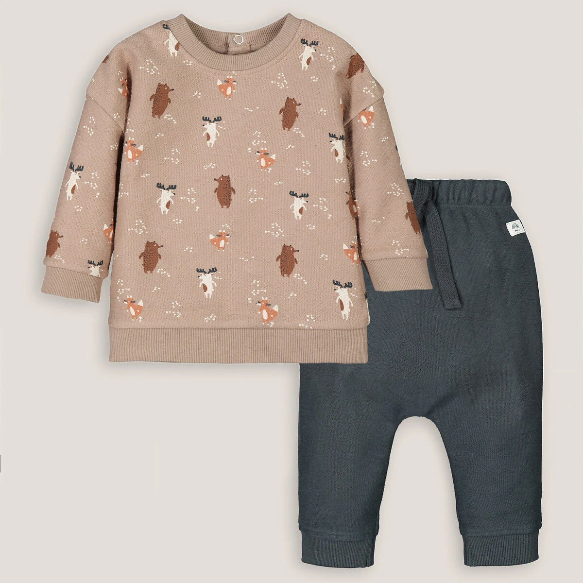 Combinaison Longue En Molleton, Imprimé Ours 5 Combinaison Longue En Molleton, Imprimé Ours – Image 5