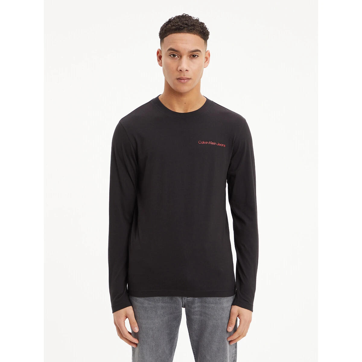 Calvin Klein Jeans T-shirt Manches Longues Logo Dos 6 Calvin Klein Jeans T-shirt Manches Longues Logo Dos – Image 6