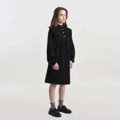 Robe Manches Longues Unie 7 Robe Manches Longues Unie -Mode Décontractée b95bbcc48bd79e3d4cb6786fc6178864