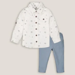 Ensemble 2 Pièces Chemise Et Pantalon 10 Ensemble 2 Pièces Chemise Et Pantalon -Mode Décontractée bc2d9c7d1ea94accdb56d20b93f5b12e