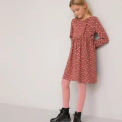 Robe Manches Longues Imprimé Fleurs