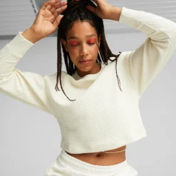 Puma Sweat Effet Matelassé Classics Quilted Crew