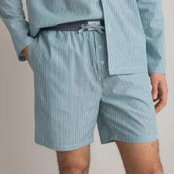 Pyjashort Imprimé Rayé Manches Longues 8 Pyjashort Imprimé Rayé Manches Longues -Mode Décontractée beed64b6d4471939b63770992b6ca0e0