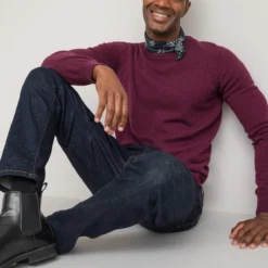 Pull Col Rond En Cachemire, Made In Europe -Mode Décontractée bf01c353258712e86db0b0b231747f0e