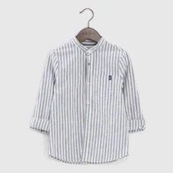 Chemise Rayée Manches Longues