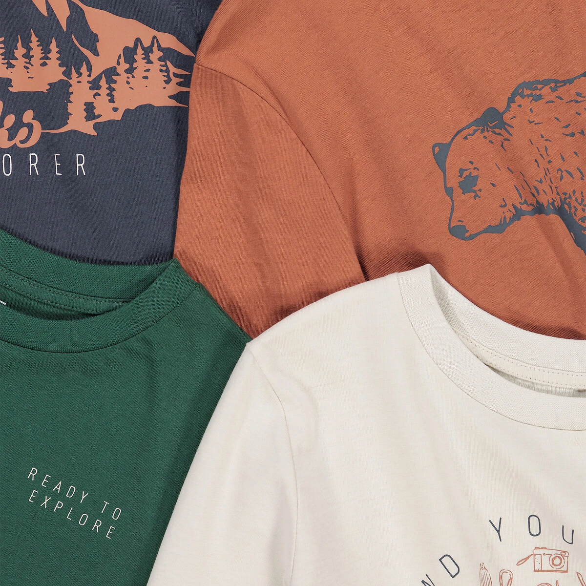 Lot De 5 T-shirts Manches Longues Imprimés 4 Lot De 5 T-shirts Manches Longues Imprimés – Image 4