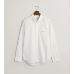 Gant Chemise Droite En Popeline à Pois