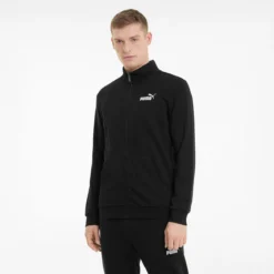 Puma Sweat Zippé Petit Logo Essentiel