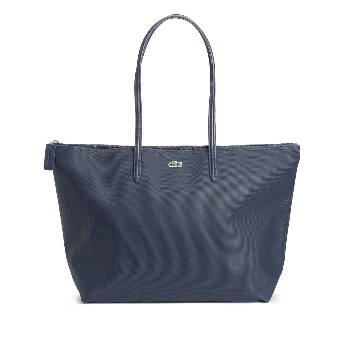 Lacoste Sac Cabas Zippé En Toile Piquée L1212 1 Lacoste Sac Cabas Zippé En Toile Piquée L1212