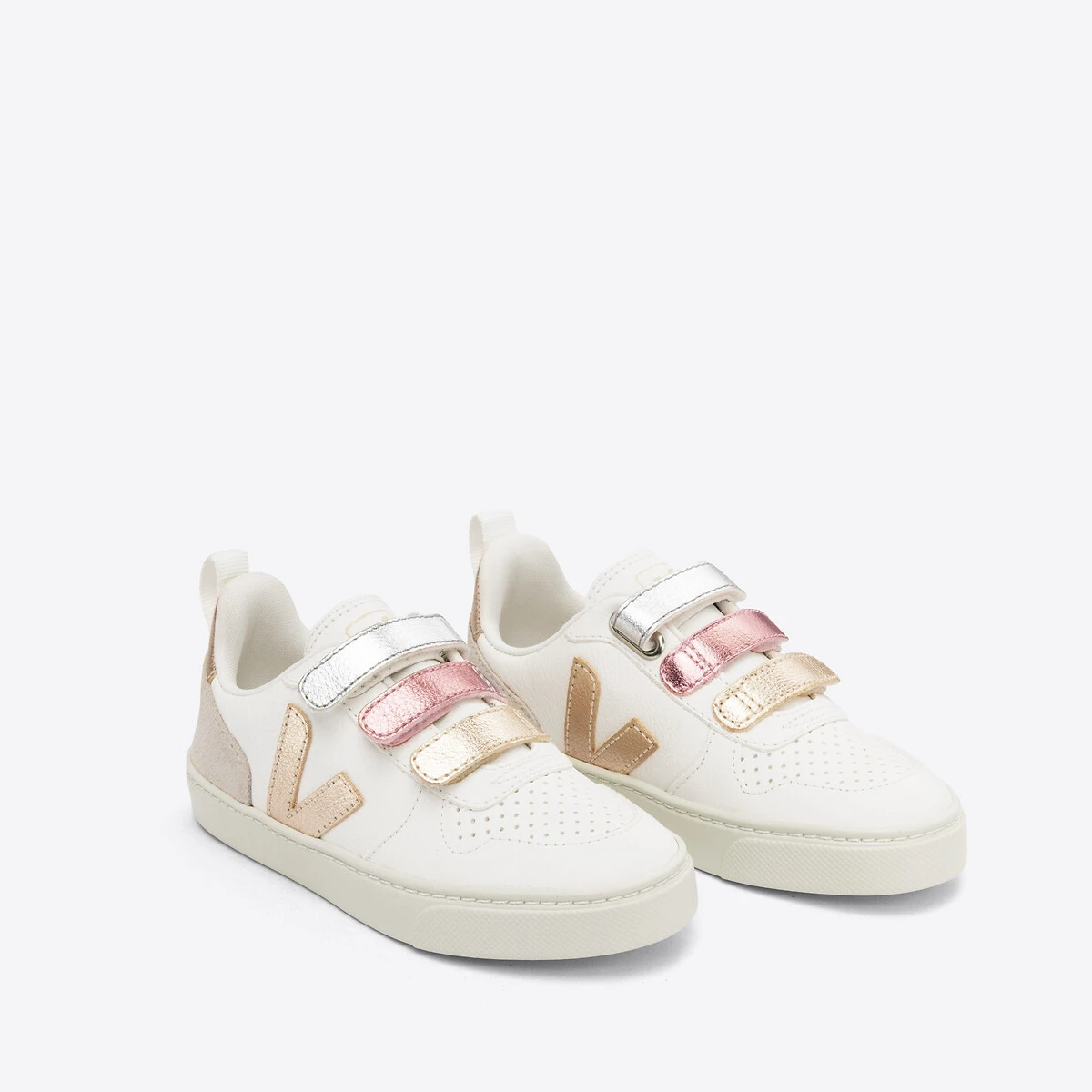 Veja Baskets Scratchées Enfant V-10 CHROMEFREE 2 Veja Baskets Scratchées Enfant V-10 CHROMEFREE – Image 2