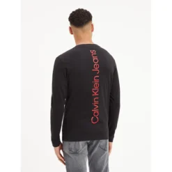 Calvin Klein Jeans T-shirt Manches Longues Logo Dos 16 Calvin Klein Jeans T-shirt Manches Longues Logo Dos -Mode Décontractée c3f66455e034f2b080637d3b39bf5ee3
