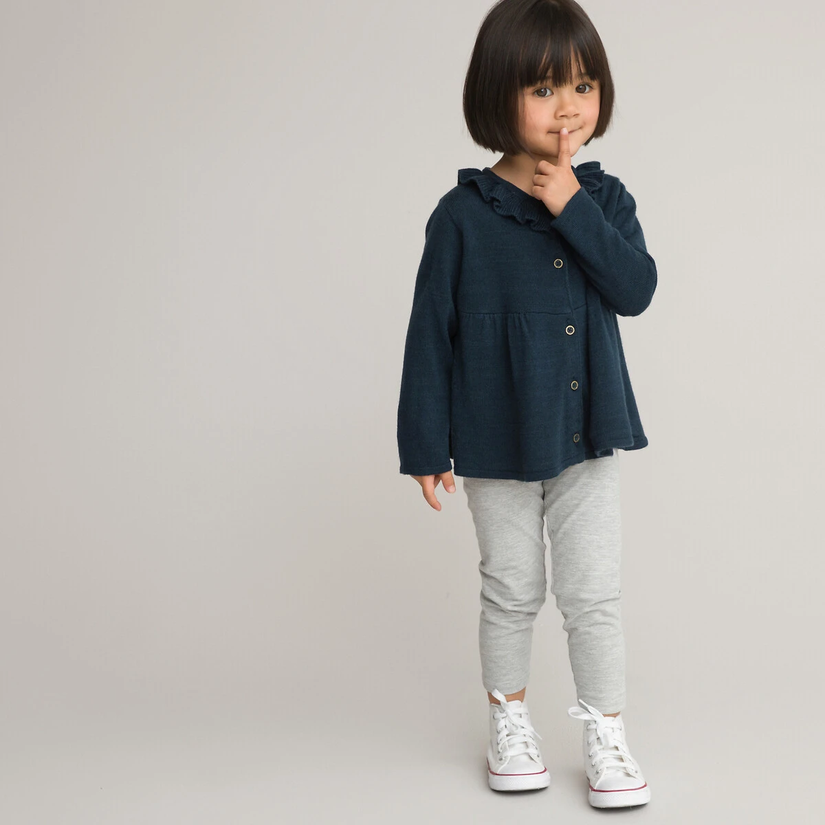 Cardigan En Fine Maille Boutonné 2 Cardigan En Fine Maille Boutonné – Image 2