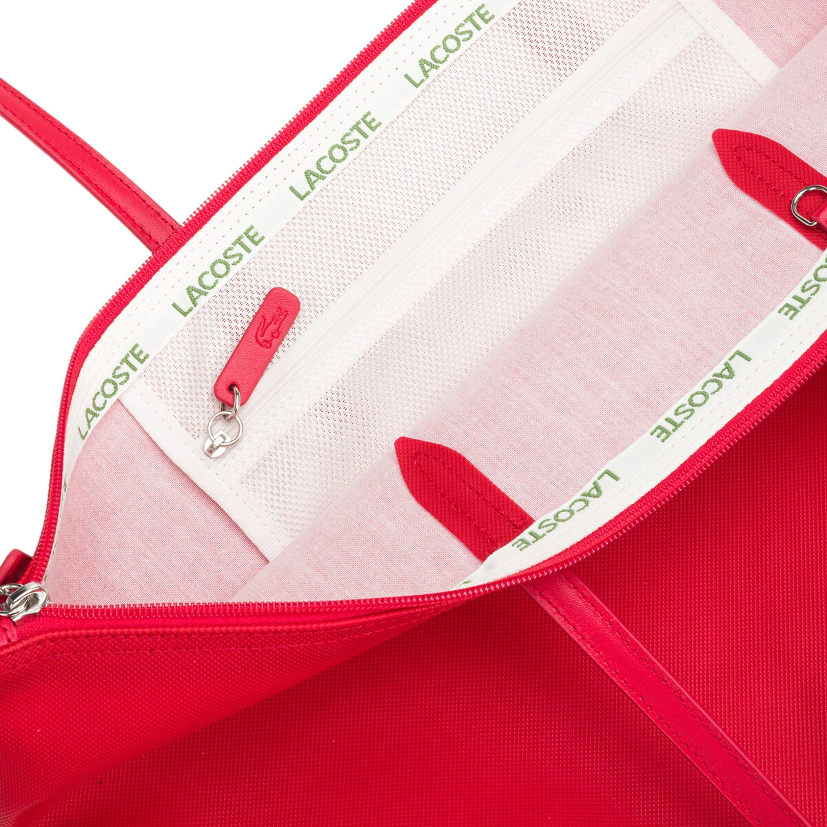 Lacoste Sac Cabas Zippé En Toile Piquée L1212 11 Lacoste Sac Cabas Zippé En Toile Piquée L1212 – Image 11