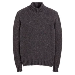 Pull Col Montant En Laine -Mode Décontractée c6f3d59d1f2df7523cb49050a6957e2a