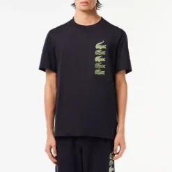 Lacoste T-shirt Col Rond En Coton -Mode Décontractée c80213ecaed09724408f669fac0782ab