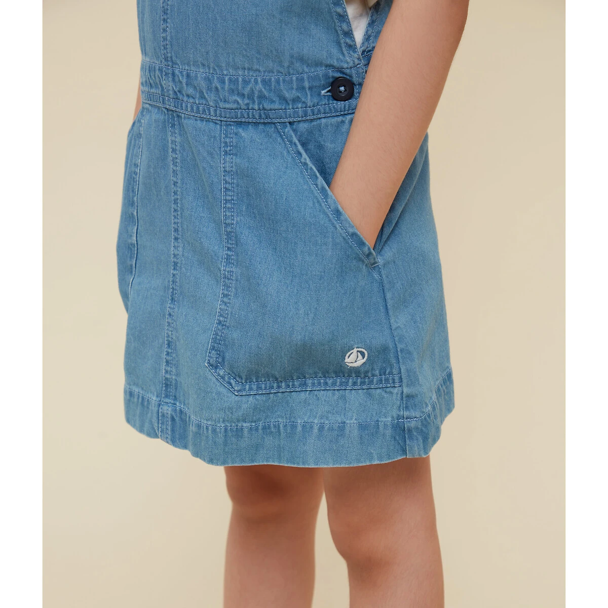 PETIT BATEAU Robe Salopette En Denim 6 PETIT BATEAU Robe Salopette En Denim – Image 6