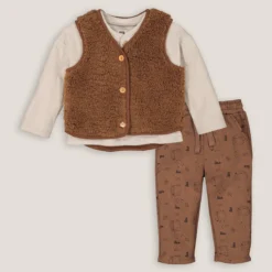 Ensemble 3 Pièces T-shirt, Gilet Et Jogging 9 Ensemble 3 Pièces T-shirt, Gilet Et Jogging -Mode Décontractée c87f87e20c75acfe0e62811102a29136