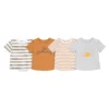 Lot De 4 T-shirts Imprimés Coton Bio