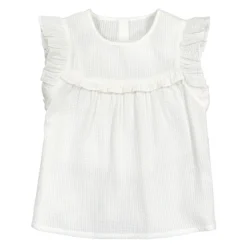 Blouse Manches Courtes Gaufrée -Mode Décontractée cb233bd107f60dc39d5dd24c40fb1f72