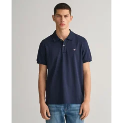 Gant Polo Droit Piqué Manches Courtes -Mode Décontractée cbae71b479a87749e173f2afefa0a3d2