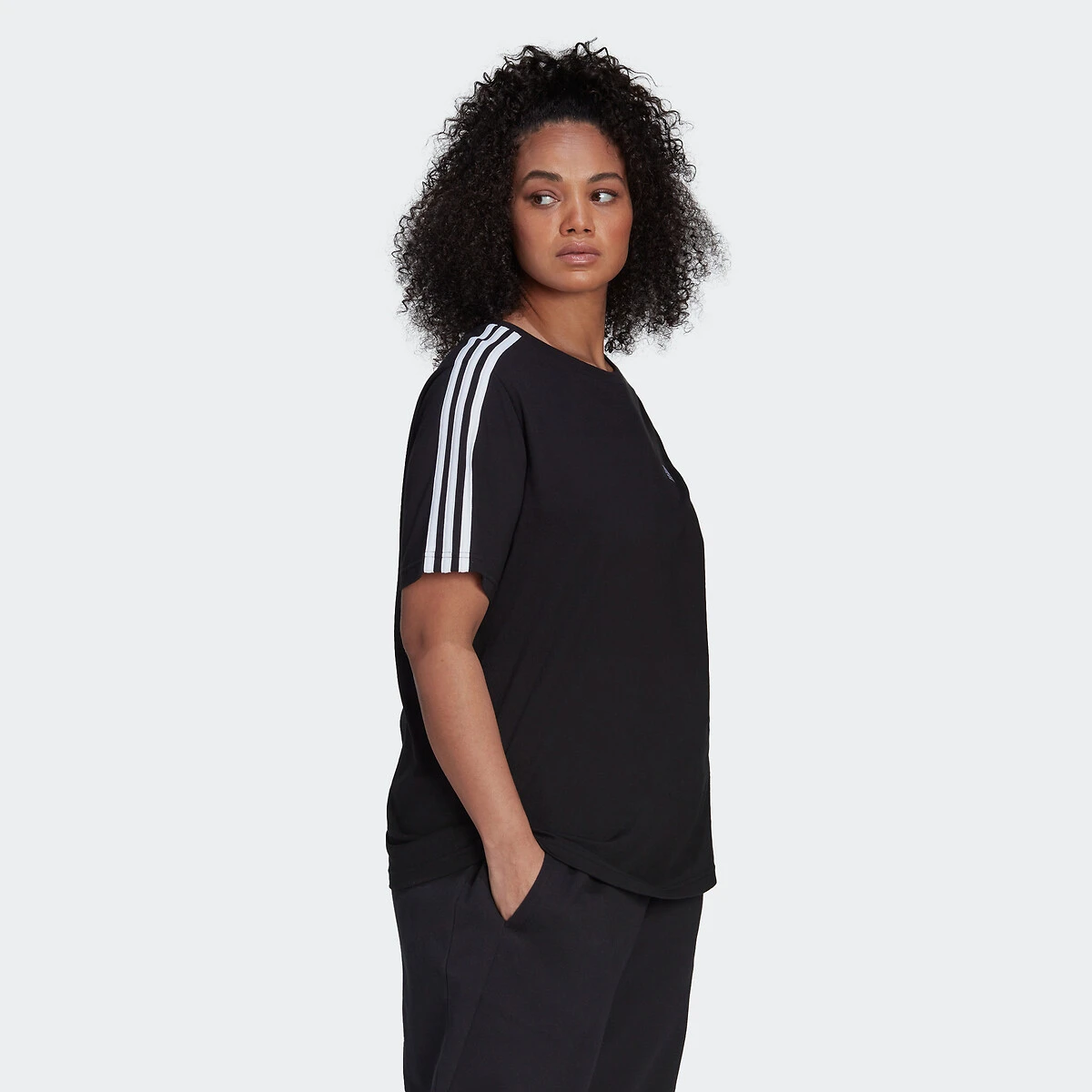 Adidas Sportswear T-shirt Essentials Slim 3-Stripes 2 Adidas Sportswear T-shirt Essentials Slim 3-Stripes – Image 2