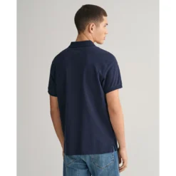Gant Polo Droit Piqué Manches Courtes -Mode Décontractée cd697159ca6eafd46a3de6a41a24e369