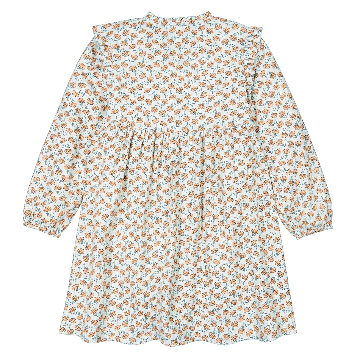 Robe Manches Longues, Motif Floral 4 Robe Manches Longues, Motif Floral – Image 4