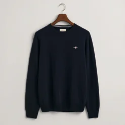 Gant Pull Col Rond En Lambswool -Mode Décontractée cfe2dd0438f1c6d5938527c4ce2f660c