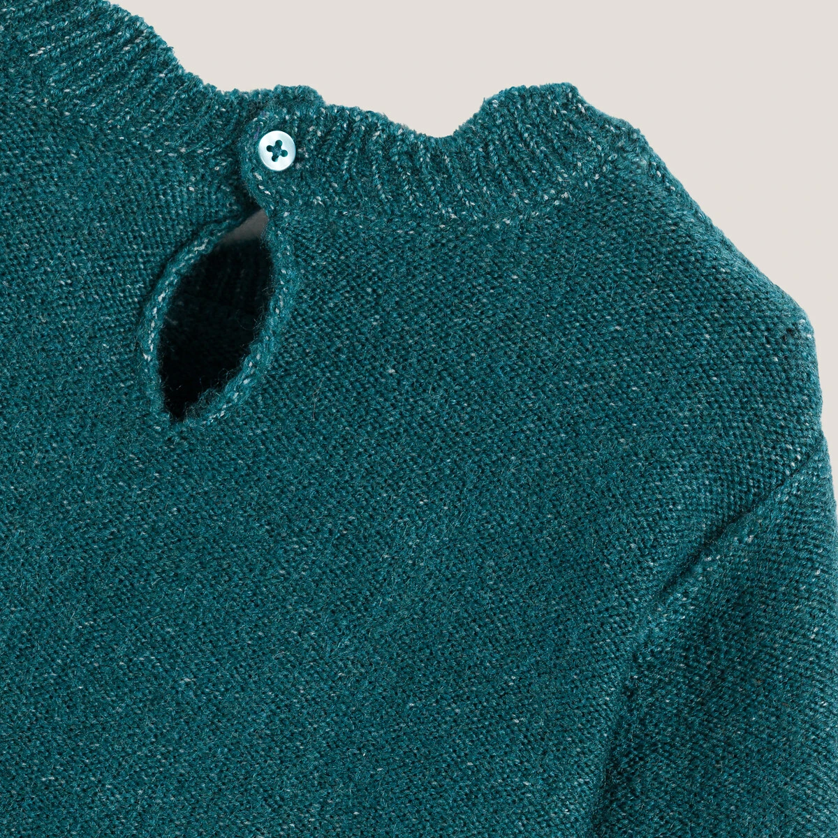 Pull Col Rond En Maille Ajourée 6 Pull Col Rond En Maille Ajourée – Image 6