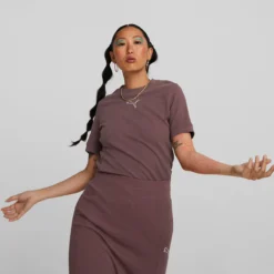 Puma T-shirt Col Rond Manches Courtes Coupe Ajustée