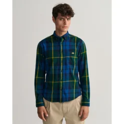 Gant Chemise Droite En Flanelle.