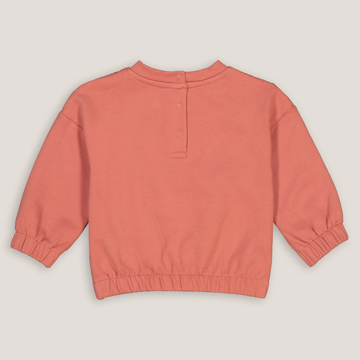 Sweat Col Rond En Molleton Et Broderie Anglaise 4 Sweat Col Rond En Molleton Et Broderie Anglaise – Image 4