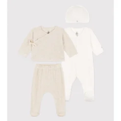 PETIT BATEAU Ensemble Naissance 4 Pièces