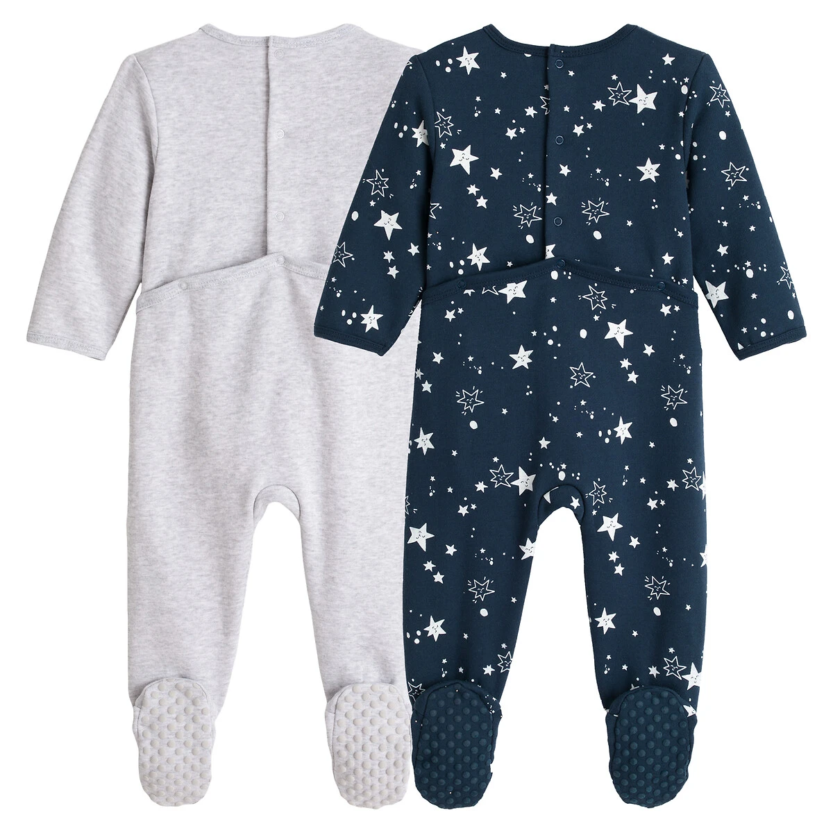 Lot De 2 Pyjamas Molleton Coton 2 Lot De 2 Pyjamas Molleton Coton – Image 2