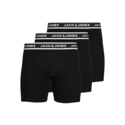 Jack & Jones Lot De 3 Boxers Unis Longs